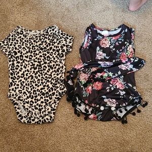 Baby girl 12 month bodysuit bundle